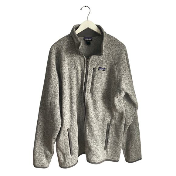 Patagonia Other - Patagonia Better Sweater Grey Fleece Jacket Full Zip up Men's Embroidered sz XL